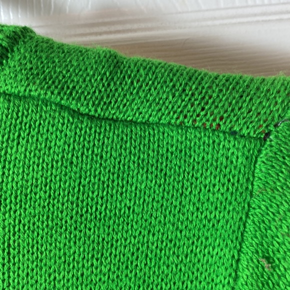 Merry Christmas by Poof! Santa Christmas Sweater Gnomes Size Large - Picture 9 of 11